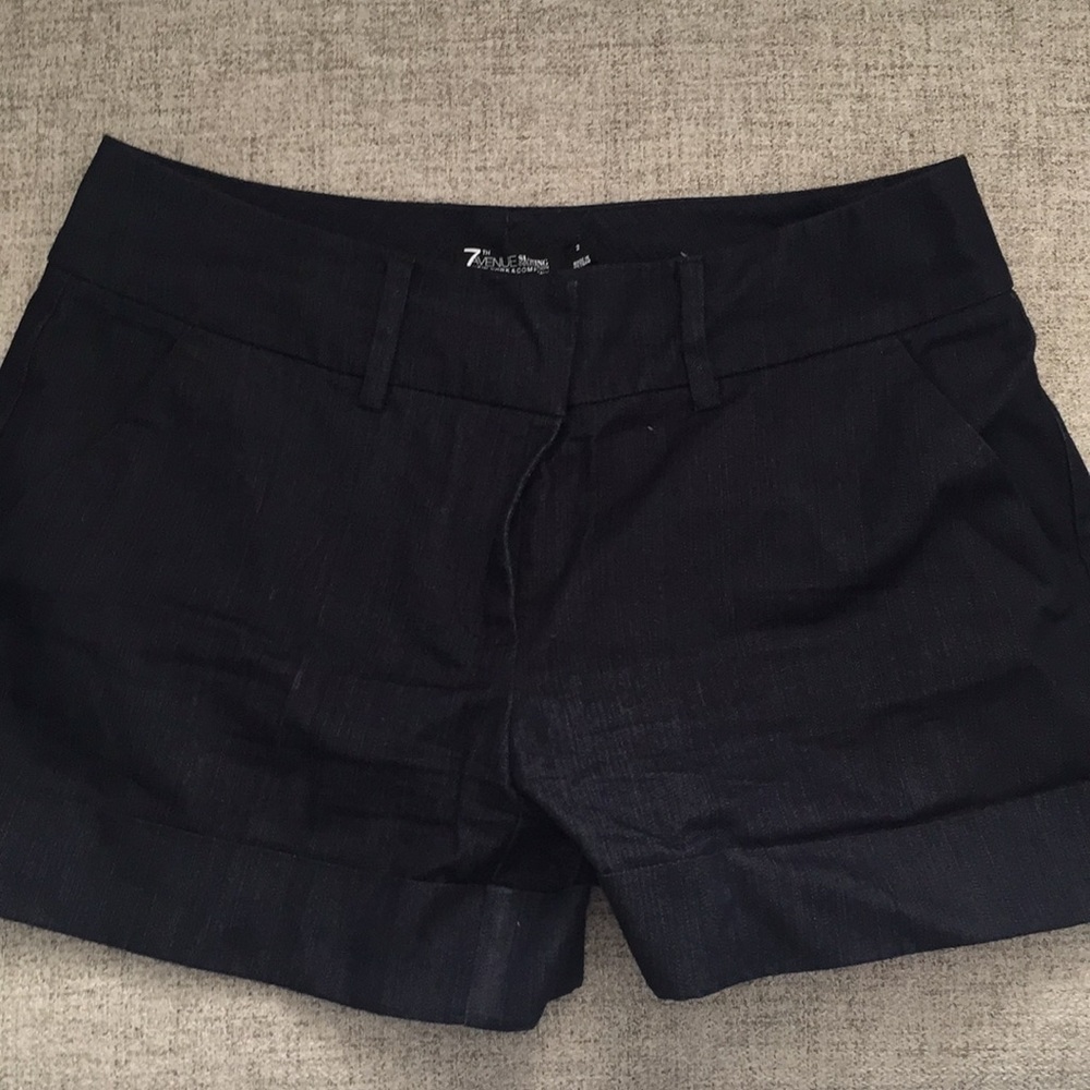 New York and Company dark denim like shorts size 2
